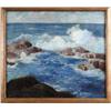 Image 1 : GEORGE SANDERS BICKERSTAFF (American, 1893-1954) COASTAL SEASCAPE.