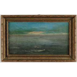 JOSEPH RANDOLPH BROWN (American, 1861-) SEASCAPE.