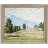 Image 1 : JAMES GOODWIN McMANUS (American, 1882-1958) NEW ENGLAND PASTORAL LANDSCAPE.