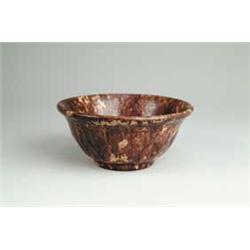 ROCKINGHAM WARE MIXING BOWL.