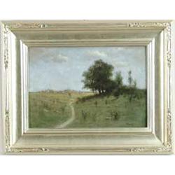 AFTER GEORGE INNESS (American, 1825-1894) SUMMER LANDSCAPE.