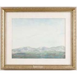 WILSON IRVINE (American, 1869-1936) "THE WHITE MOUNTAINS".