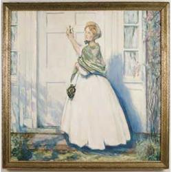 ATTR TO GEORGE NELSON (American, 1887-1978) "MARY LYONS FOUNDER OF MT. HOLYOKE COLLEGE ON CENTENNIAL