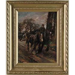 GEOFREY MORTIMER (20th Century) HORSE TEAMS.