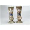 Image 1 : PAIR BRISTOL GLASS VASES.