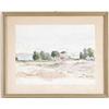 Image 1 : A.R. (American, 20th Century) SUMMER COTTAGE BY THE LAKE.