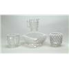 Image 1 : 4-PCS OF OPALESCENT HOBNAIL GLASS.
