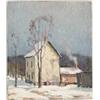 Image 1 : GEORGE ARTHUR KULMALA (Canadian, 1896-1940) "THE OLD HOME".  