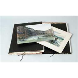 DORATHEA DANA (20th Century) WATERCOLOR COLLECTION.