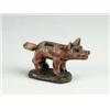 Image 1 : SMALL CARVED AND PAINTED DOG.