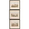 Image 1 : THREE FRAMED COLORED NEW YORK PRINTS.