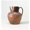 Image 1 : DOULTON TYPE BROWN GLAZED PITCHER.