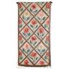 Image 1 : HOOKED FLOWER RUG.