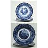 Image 1 : FLOW BLUE: SIX PLATES.