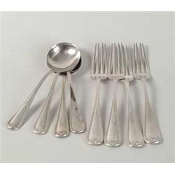 8 PC STERLING DURGIN "NEW STANDISH".