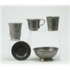 Image 1 : FIVE PIECES OF MISCELLANEOUS PEWTER.