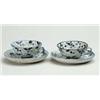 Image 1 : TWO SMALL ORIENTAL CUPS AND SAUCERS.