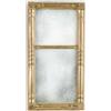 Image 1 : GILT SPLIT COLUMN ANTIQUE MIRROR.