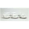 Image 1 : SET OF SIX SPRIG WARE CUPS AND SAUCERS.