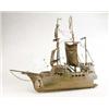Image 1 : LARGE PAPER MACHE AND WOOD SHIP MODEL.