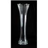 Image 1 : CLEAR TALL VASE.