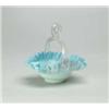 Image 1 : SMALL CASE GLASS HANDLED BASKET.