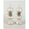 Image 1 : PAIR OF CLEAR GLASS MINI LAMPS.
