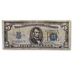 1934 $5.00 Silver Certificate VF