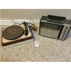 Vintage Radio & Record Player