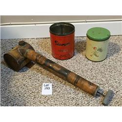 Tins & Sprayer