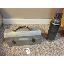Vintage Lunch Box and Thermoses