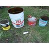 Image 1 : Vintage Oil & Gas Cans