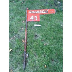 Vintage Oil Rig Marker