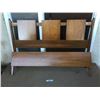 Image 1 : Vintage wooden Headboard & Footboard