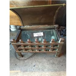Antique electric fireplace