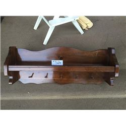 Vintage Wooden Shelf & coat rack & Vintage Director Chair