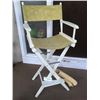 Image 2 : Vintage Wooden Shelf & coat rack & Vintage Director Chair
