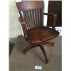 Image 1 : Antique  wood office chair