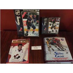 Hockey Puzzles & Books