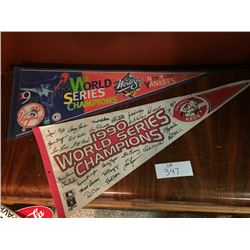 Vintage Baseball Pennants