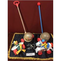 Vintage Fisher Price and Chicco toys