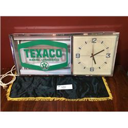 Vintage Texaco Clock