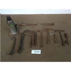 Vintage Jack & antique tools