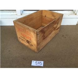 Vintage wood Crate