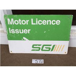Vintage SGI Sign