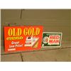 Image 1 : Redman and Old Gold Tin Advertising Signs
