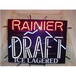 Rainer Draft Neon Beer Sign