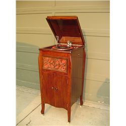 Cabinet Style Wind-Up Phonograph