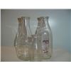 Image 1 : 3 Old Milk Bottles w/ Dairy Names