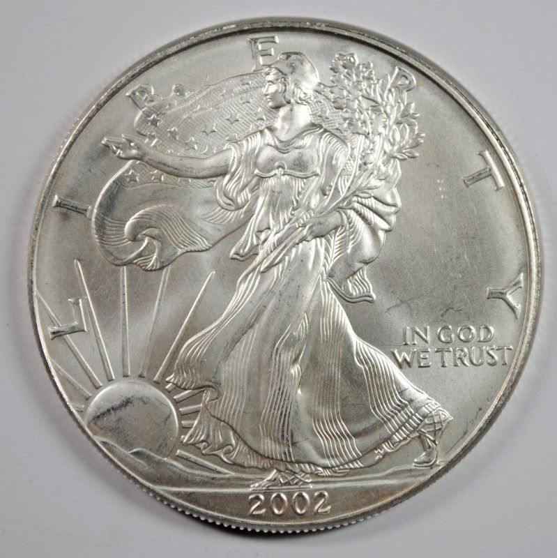 2002 SILVER AMERICAN EAGLE